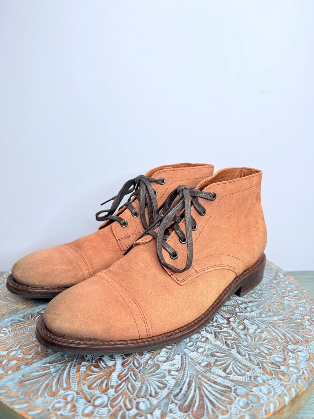 Like New! Thursday Boot Company Cadet Suede Tan Boots Men’s Size 8